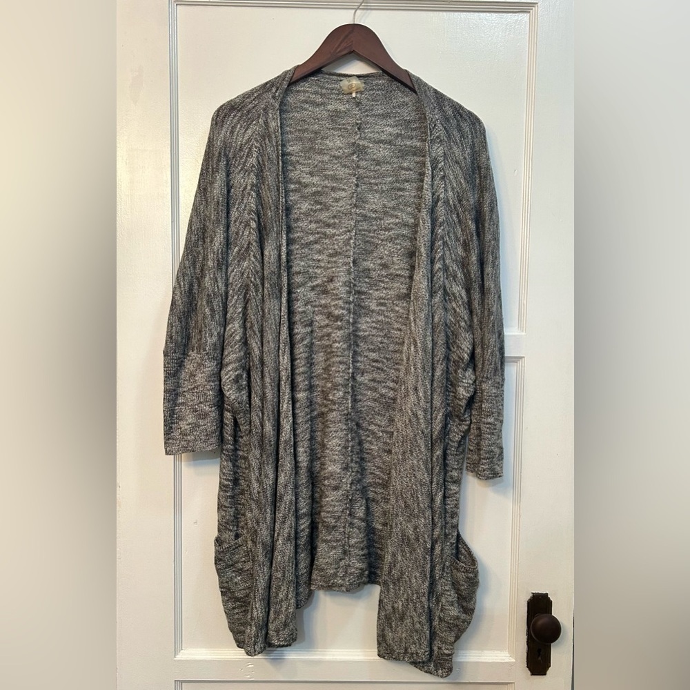 Calia by Carrie Underwood Gray Cardigan Sweater 2X - Picture 3 of 6